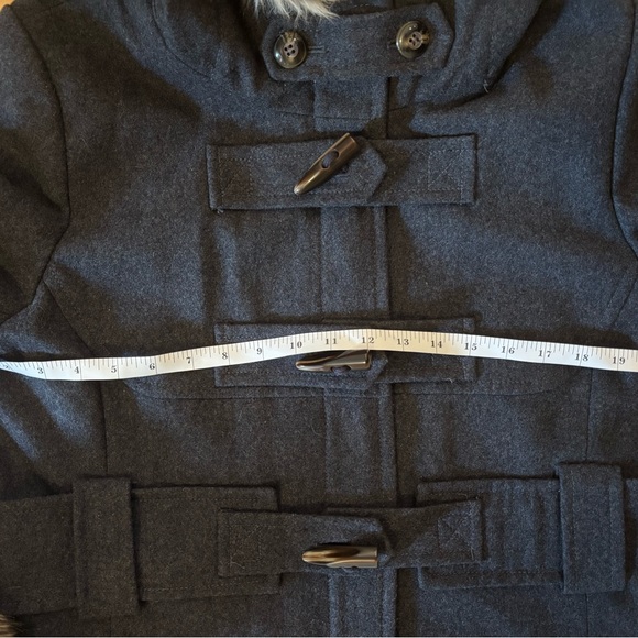 Elevenses Deep Woods, wool coat Anthropologie 14 - Picture 4 of 5